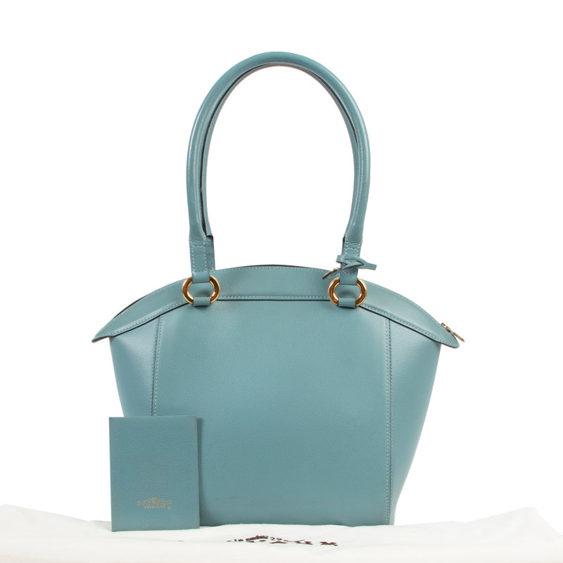 Delvaux Blue Perle Shoulder Bag