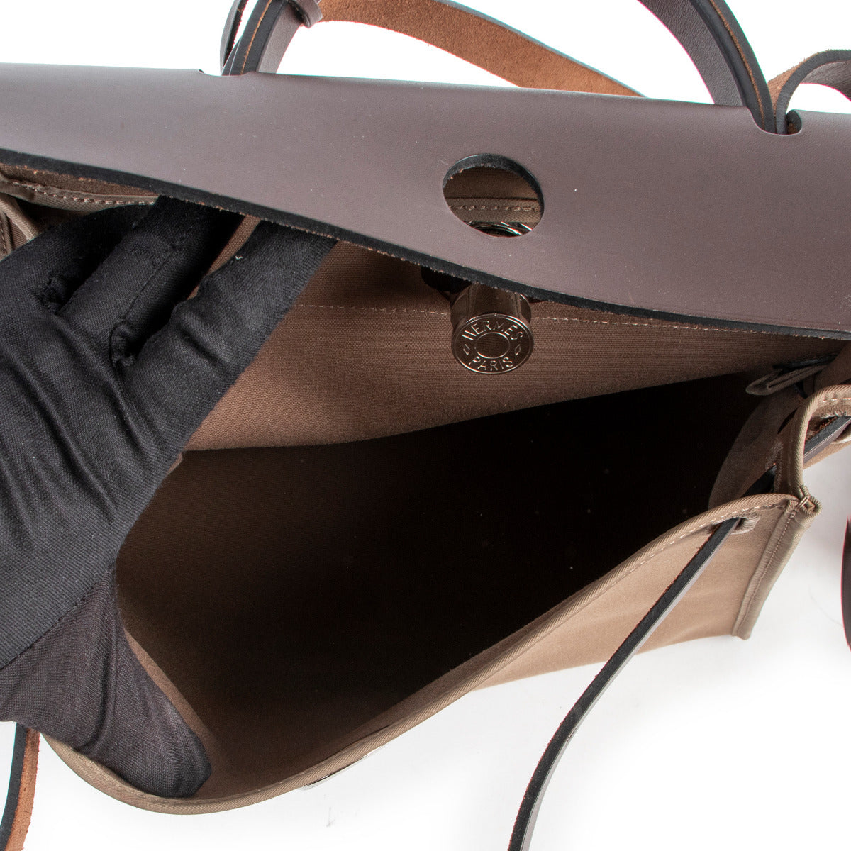 Hermès Khaki Herbag Zip 31