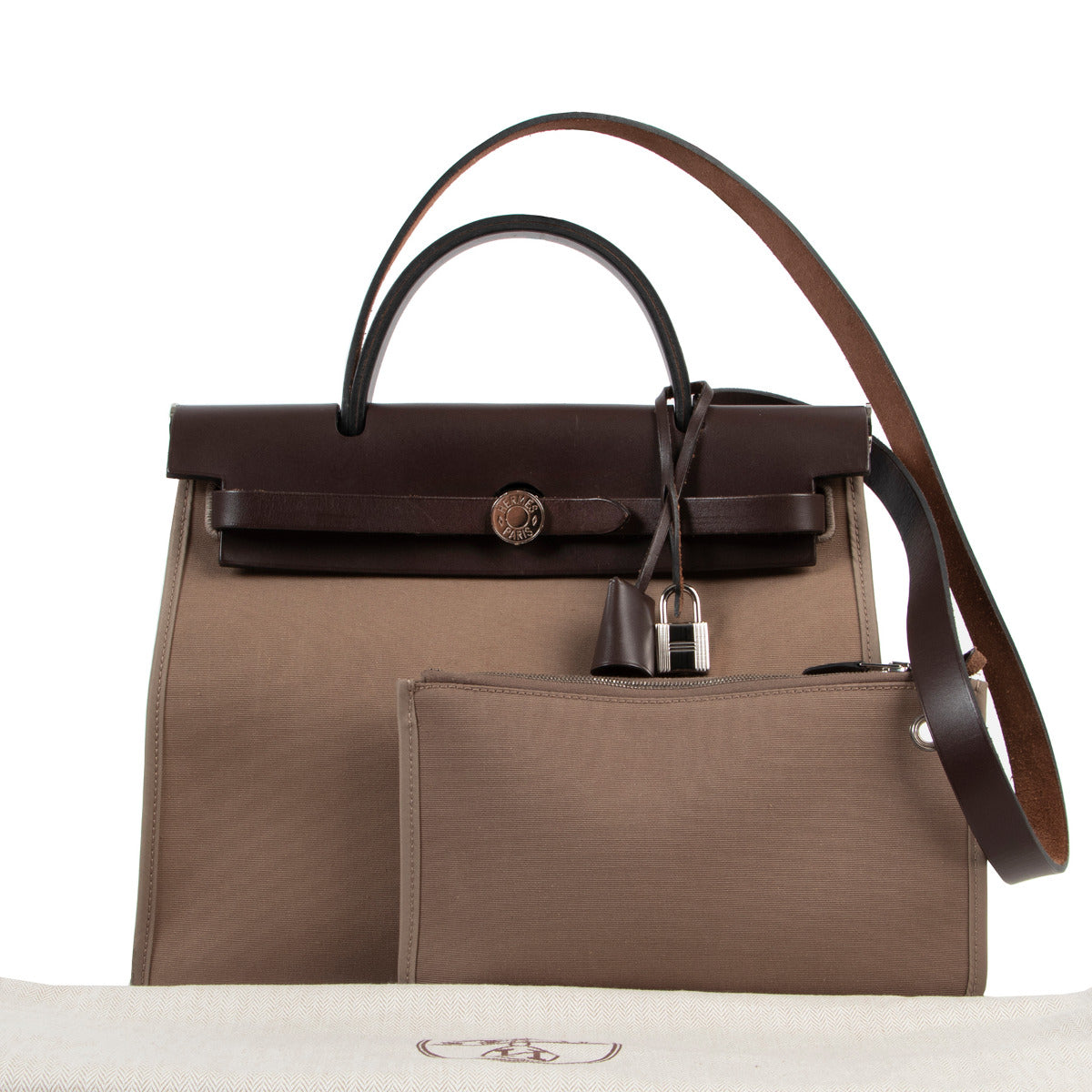 Hermès Khaki Herbag Zip 31