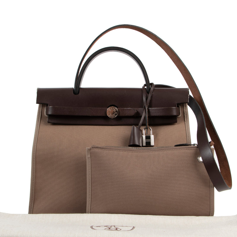 Hermès Khaki Herbag Zip 31