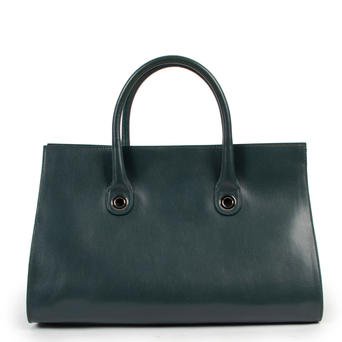 Jimmy Choo Teal Green Tote Bag