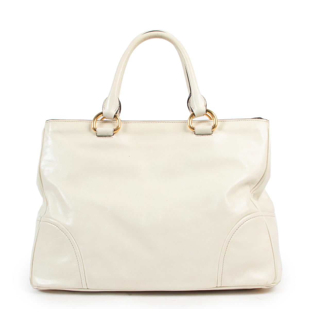 Miu Miu Cream White Top Handle