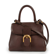 Delvaux Brown PM Brillant + Strap