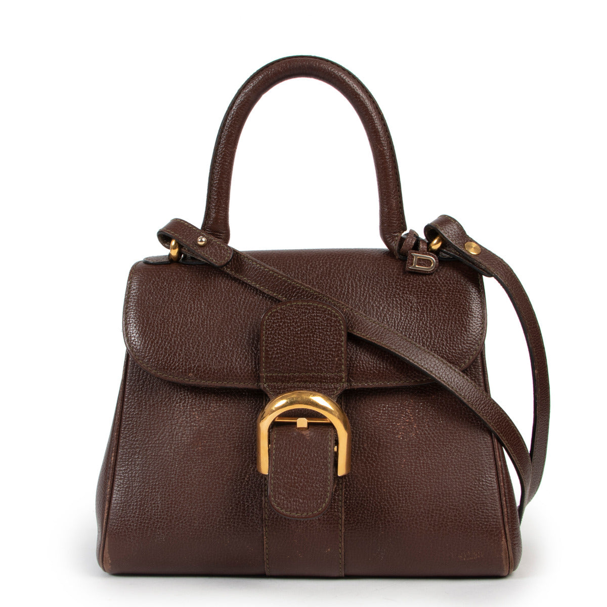 Delvaux Brown PM Brillant + Strap