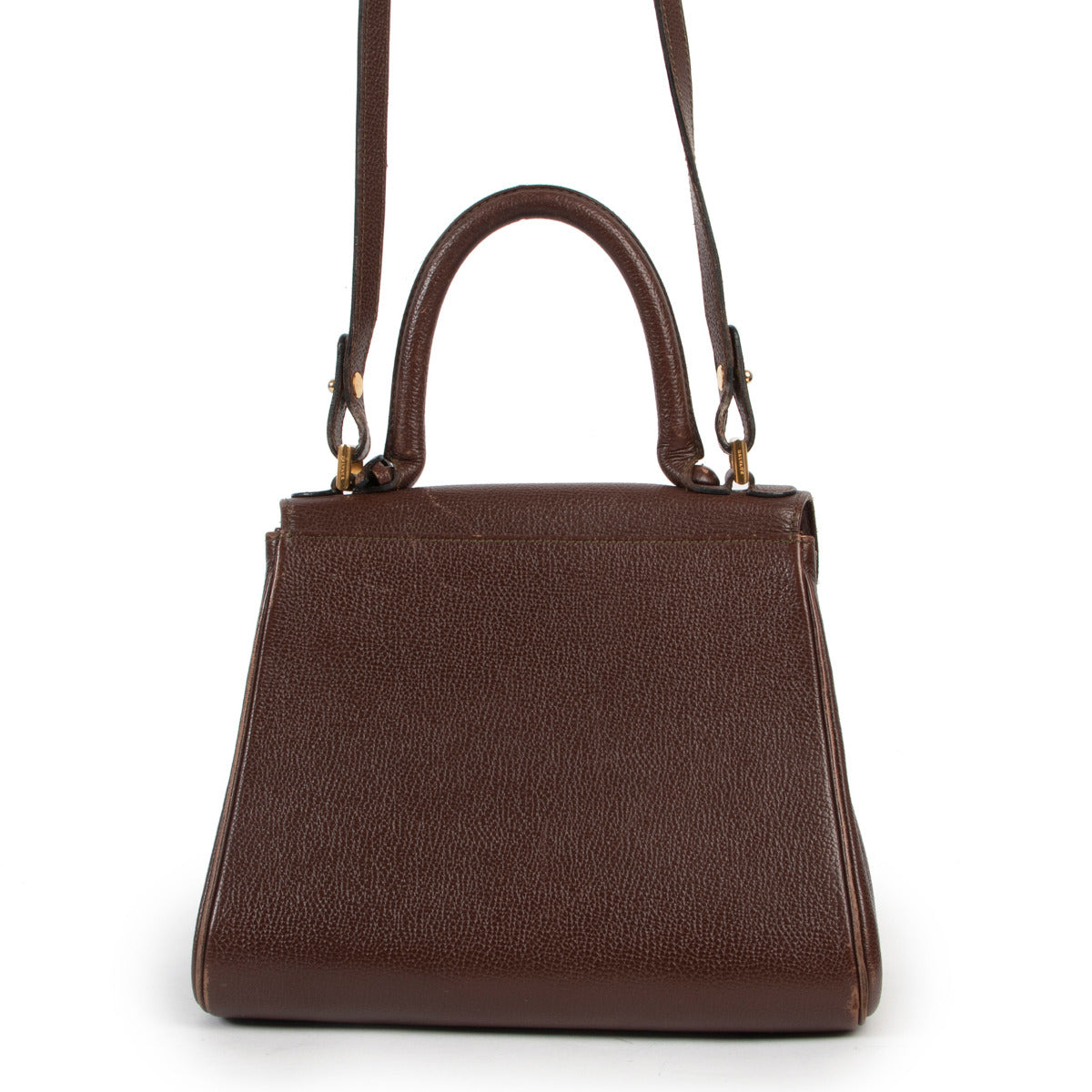 Delvaux Brown PM Brillant + Strap