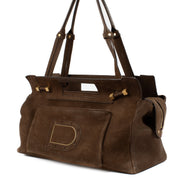 Buy authentic second hand Delvaux Cafe Buffle Nubuck Benjamin GM at Labellov.com
