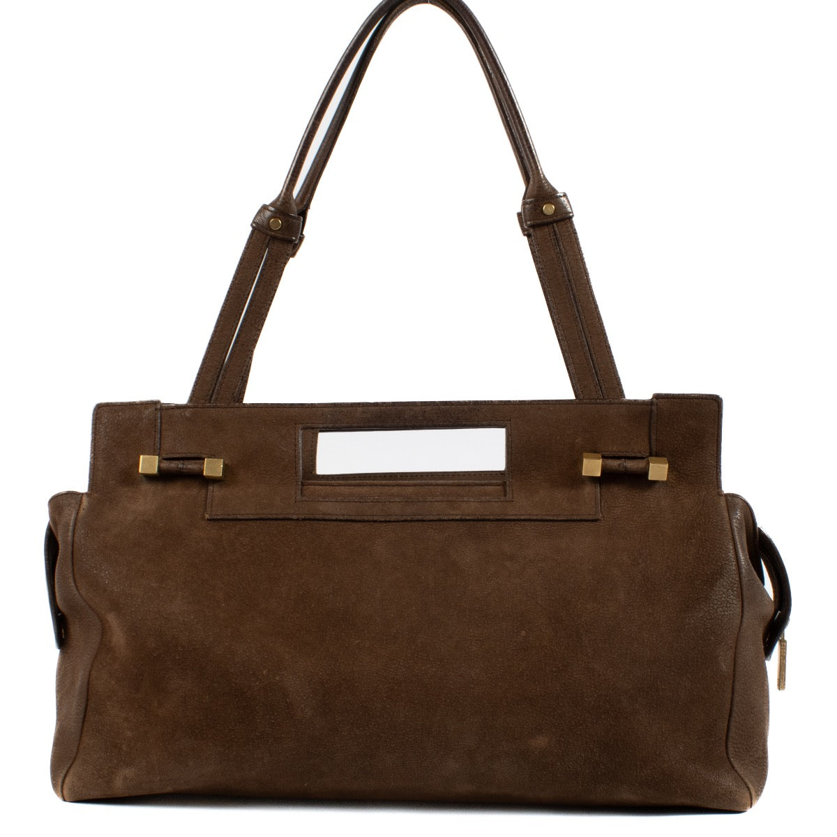 Buy authentic second hand Delvaux Cafe Buffle Nubuck Benjamin GM at Labellov.com