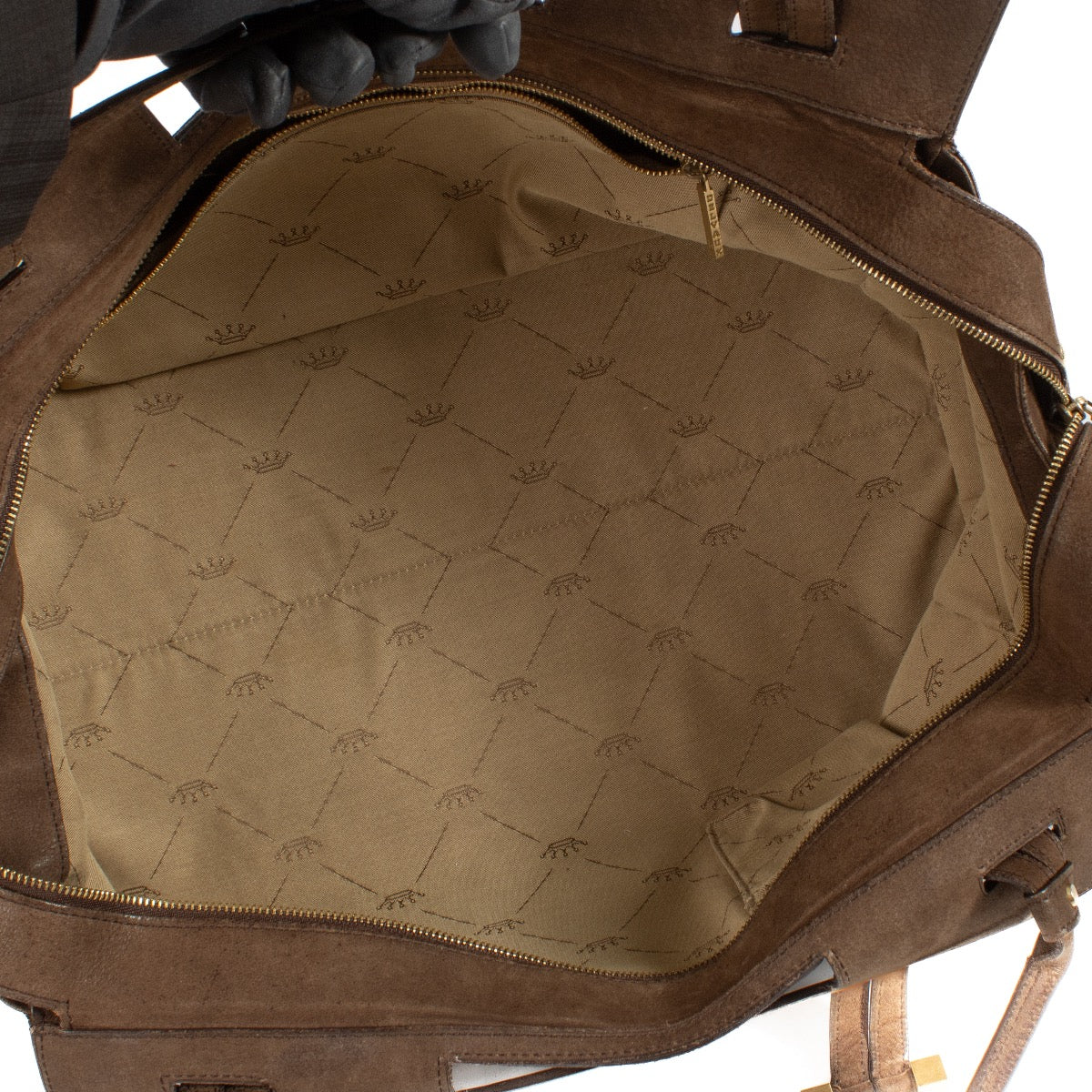 Buy authentic second hand Delvaux Cafe Buffle Nubuck Benjamin GM at Labellov.com
