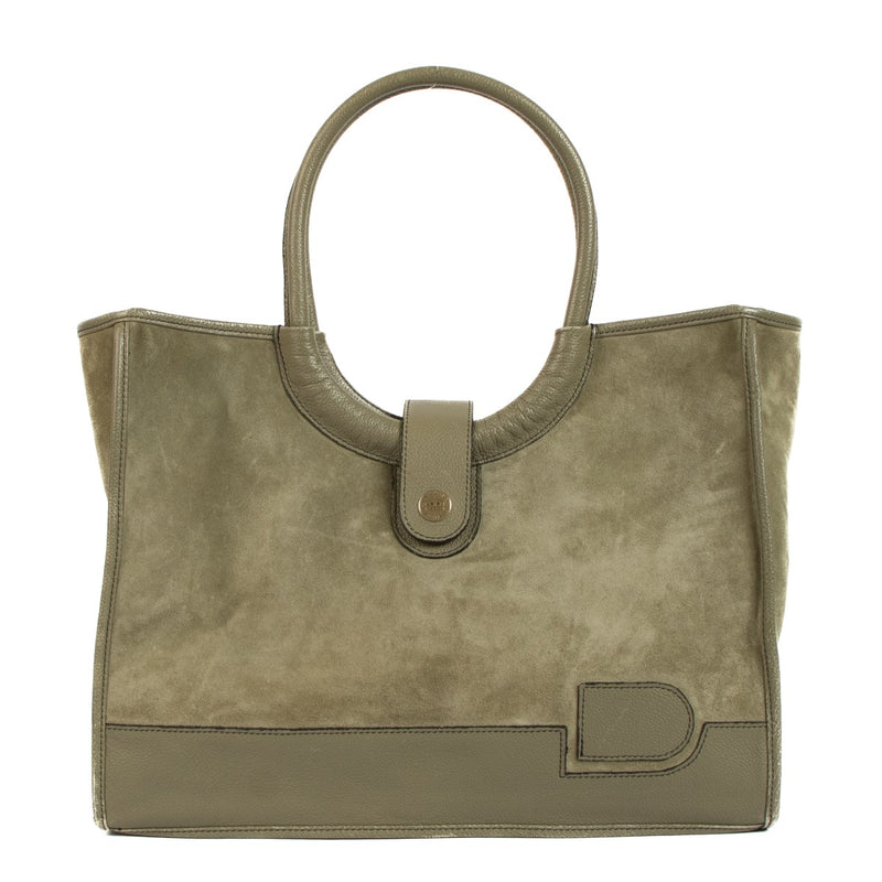 Shop 100% authentic second-hand Delvaux Green Mirage Top Handle on Labellov.com