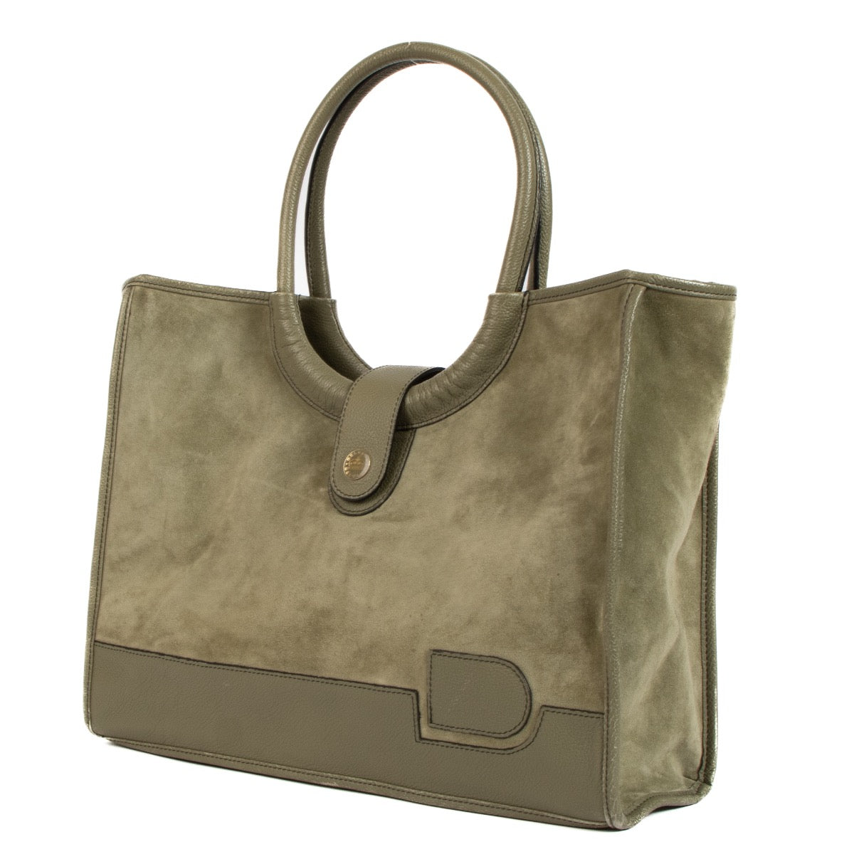 Shop 100% authentic second-hand Delvaux Green Mirage Top Handle on Labellov.com