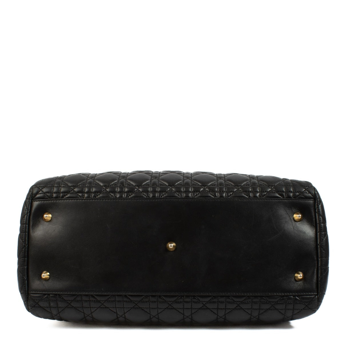 Christian Dior Zwarte Zachte Lady Dior Shopper