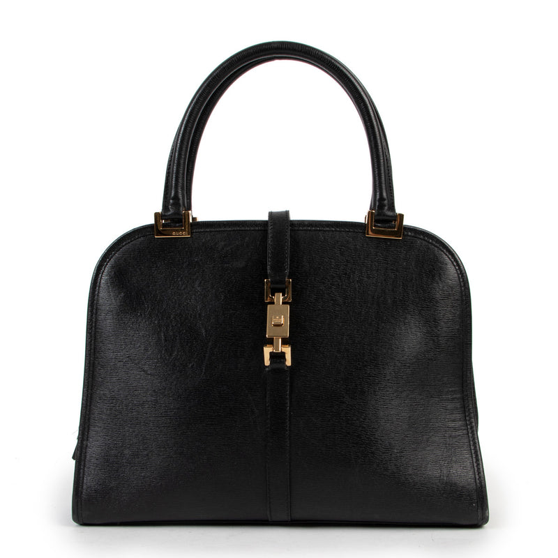 Gucci Zwart Leren Piston Day Bag