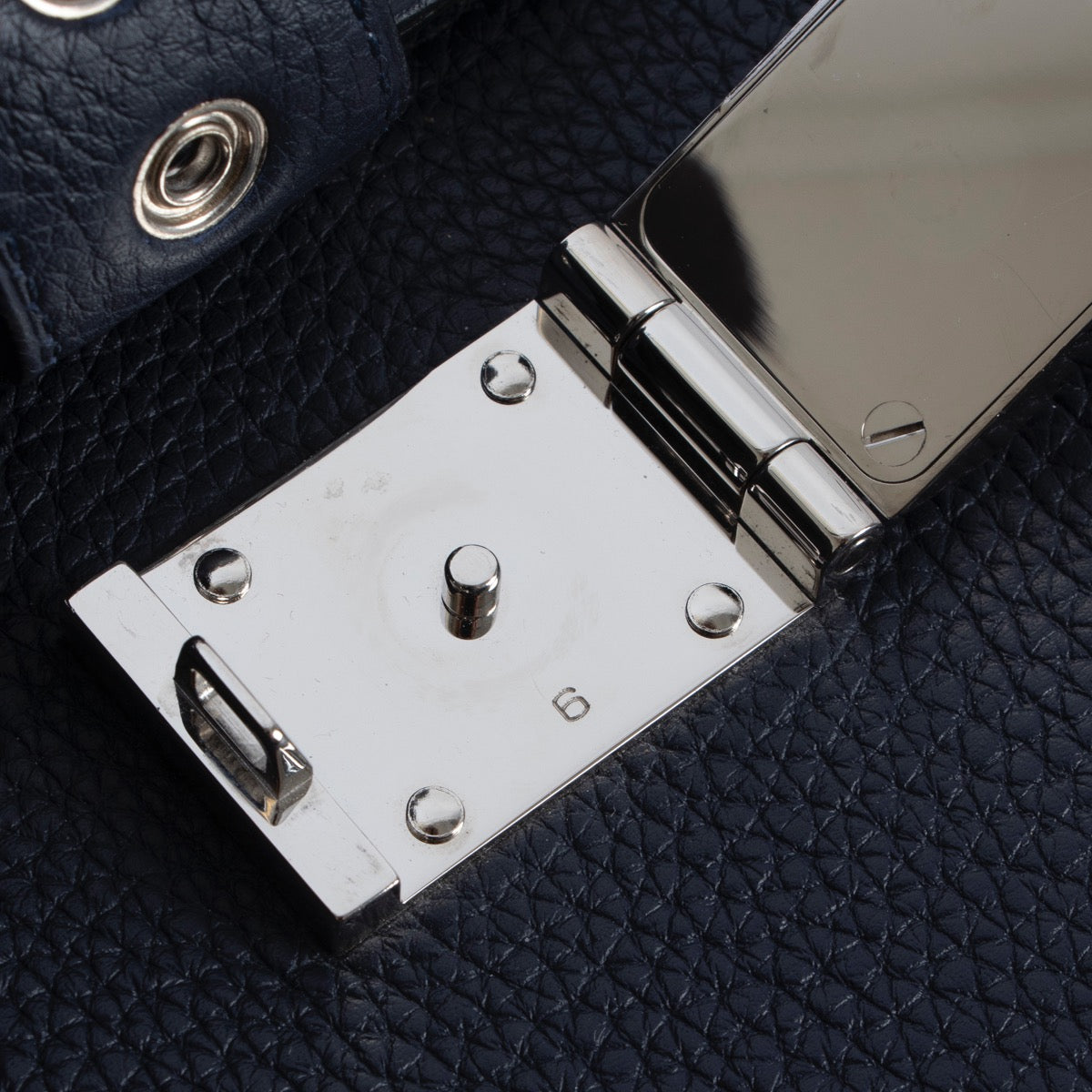 Hermès Blue Nuit Sac A Depeches