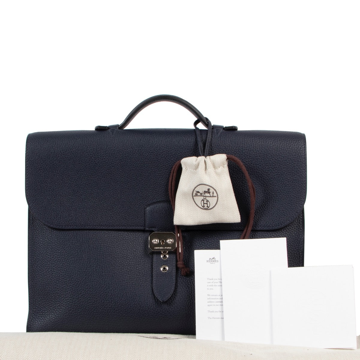 acheter Hermès Blue Nuit Sac A Depeches online for the best price