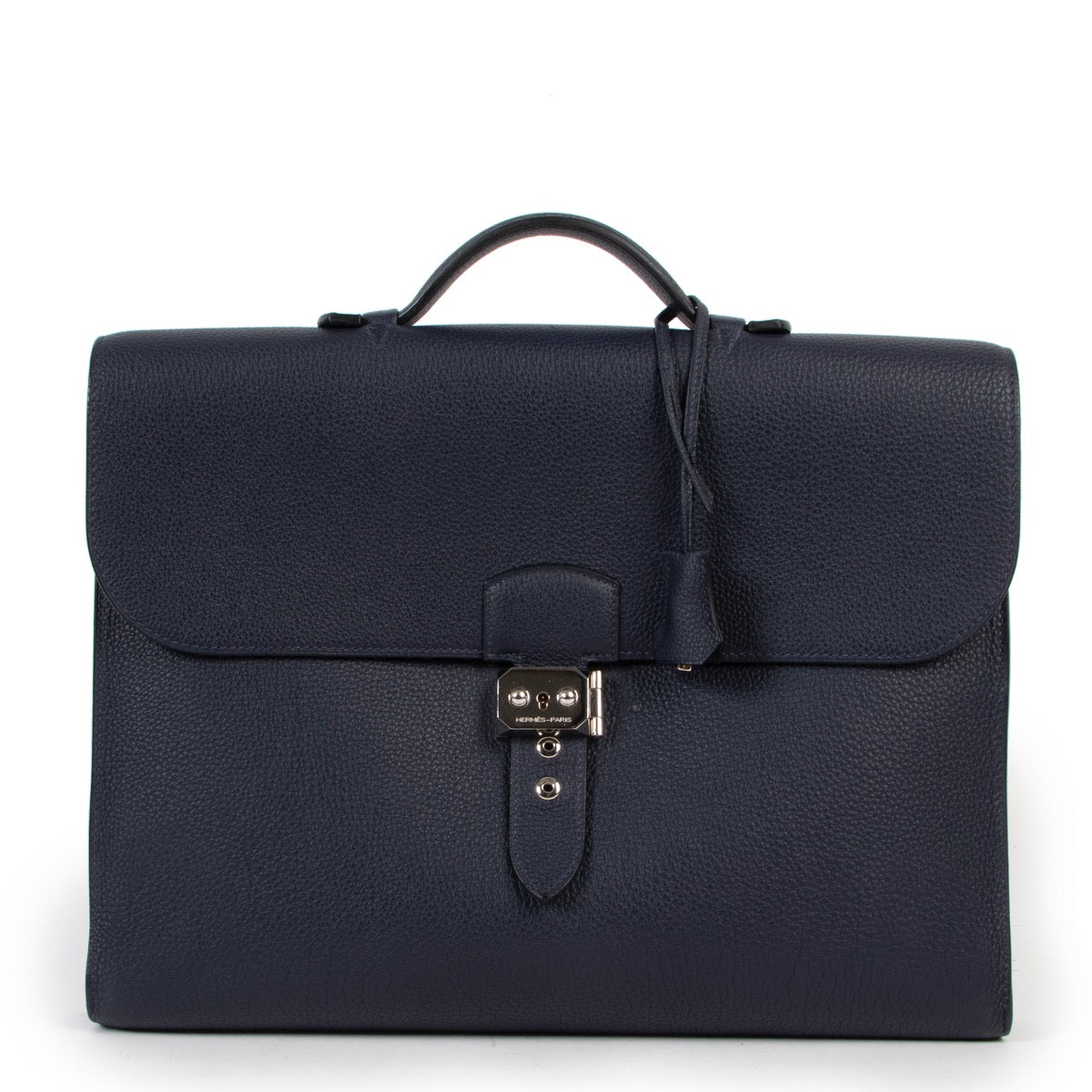 shop safe online Hermès Blue Nuit Sac A Depeches