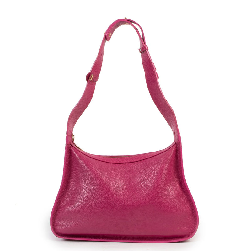 Delvaux Fuchsia Ponsée Shoulder bag shop safe online for the best price