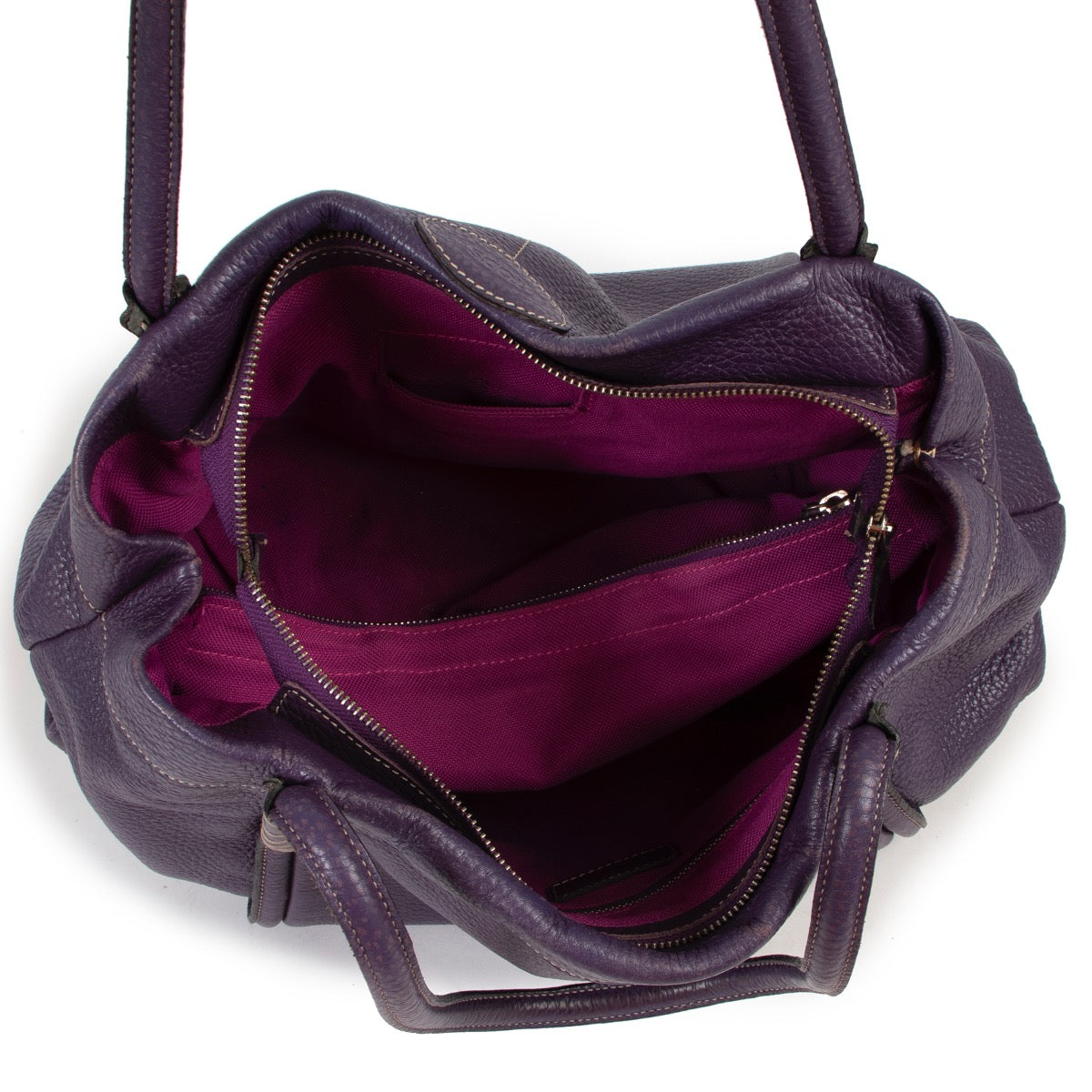 Tods paarse schoudertas