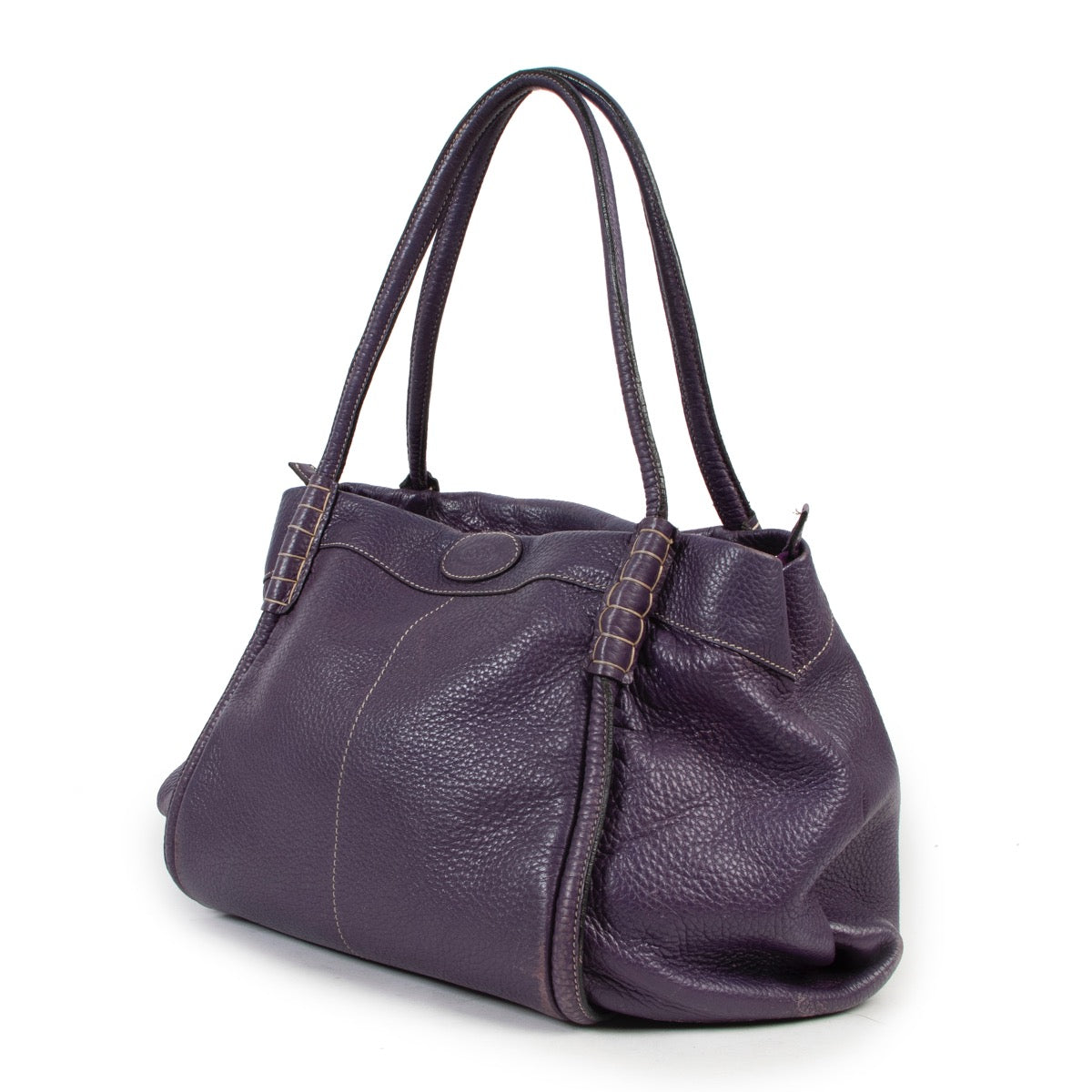 Tods paarse schoudertas