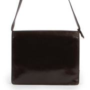 Shop safe online 100% authentic second hand Delvaux Dark Brown Shoulder Bag in very good condition at Labellov in Antwerp.