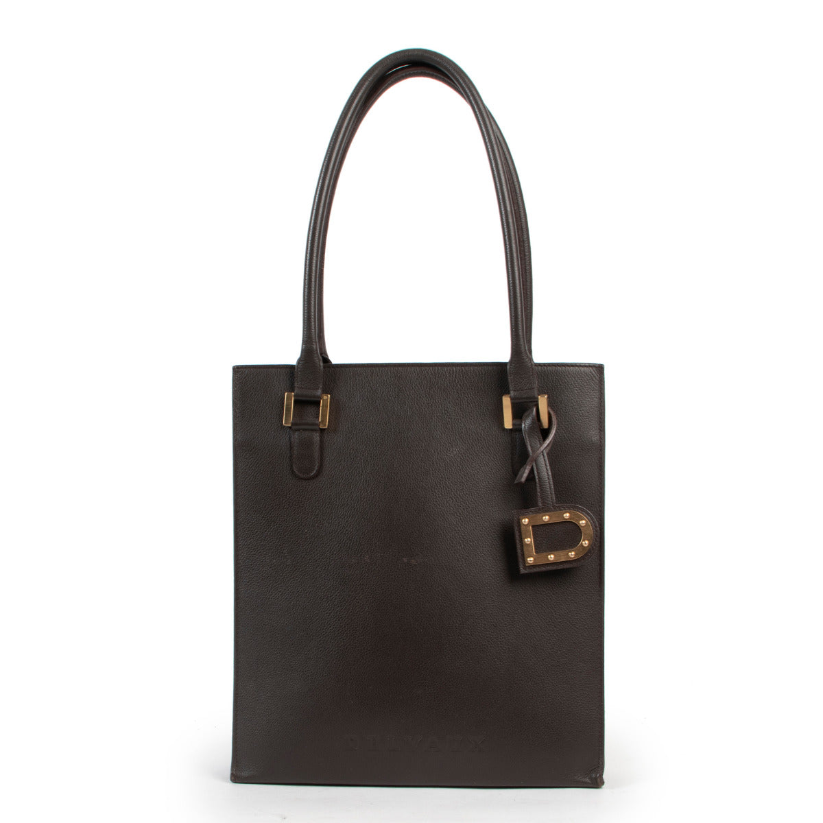 Delvaux Brown Le Jeff PM Top Handle
