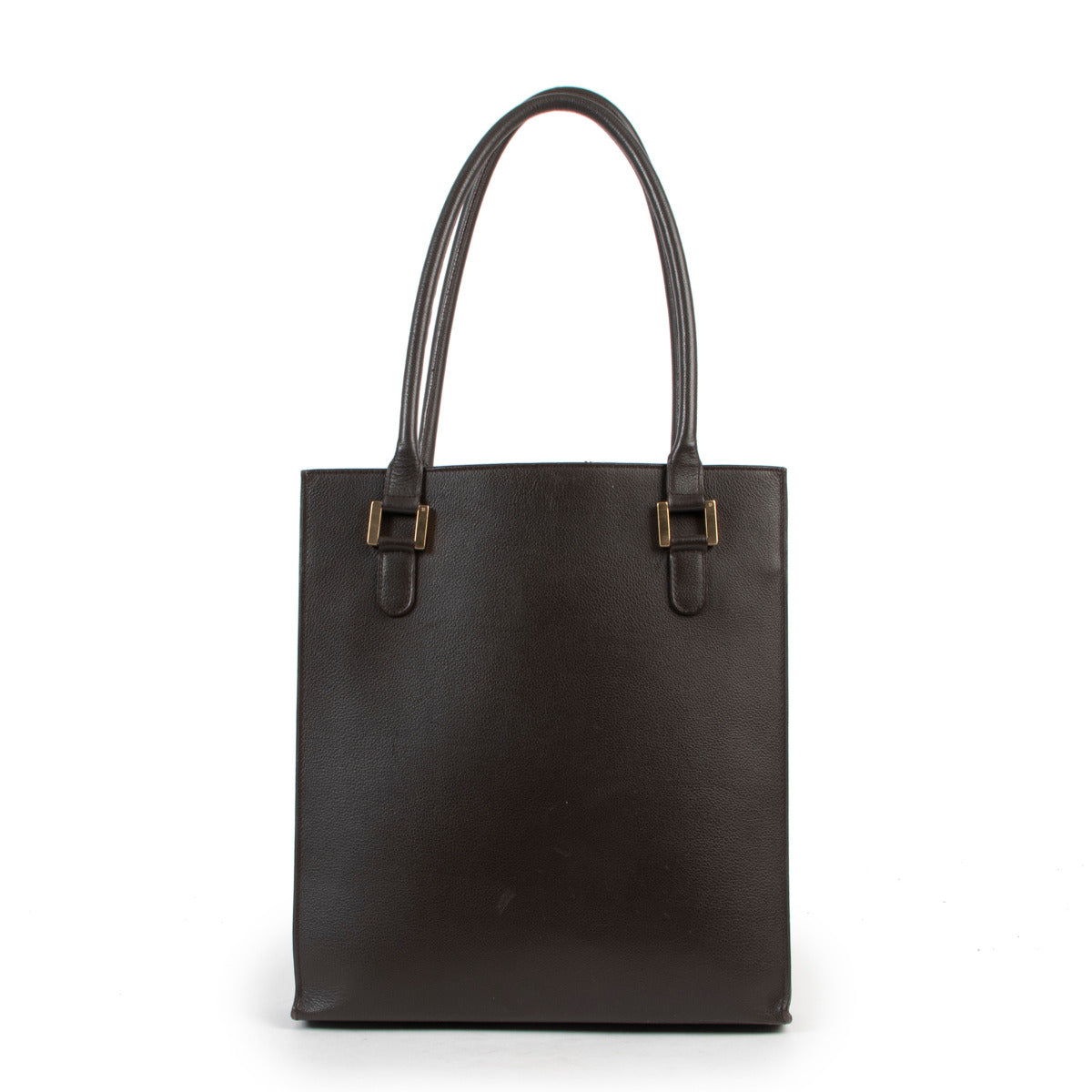 Delvaux Brown Le Jeff PM Top Handle