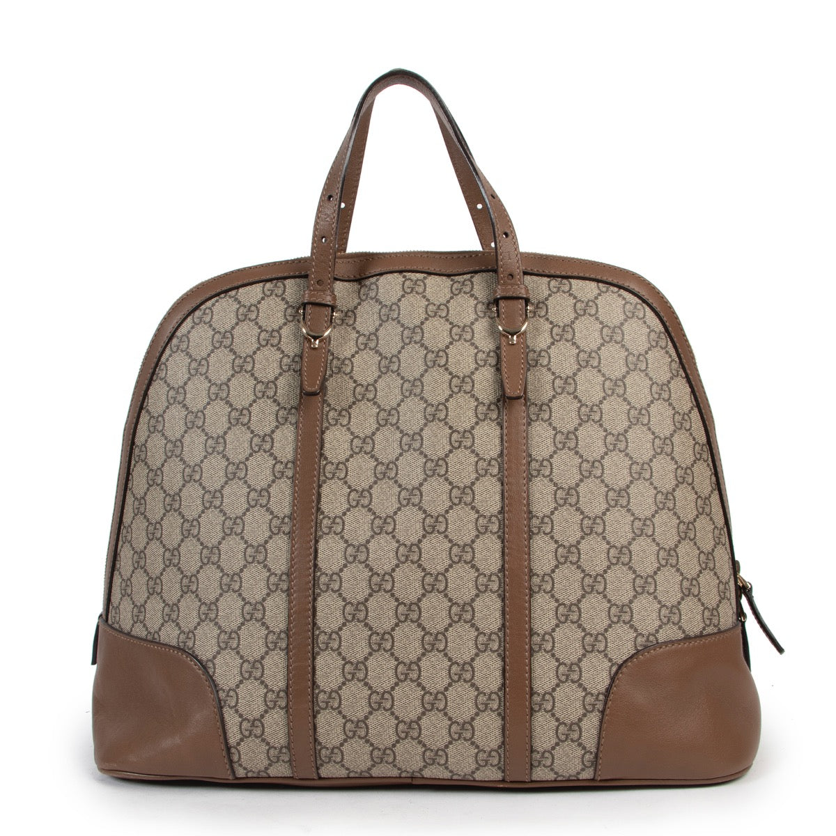Shop safe online 100% authentic second hand Gucci Monogram Canvas Top Handle in very good condition at the right price at Labellov in Antwerp.