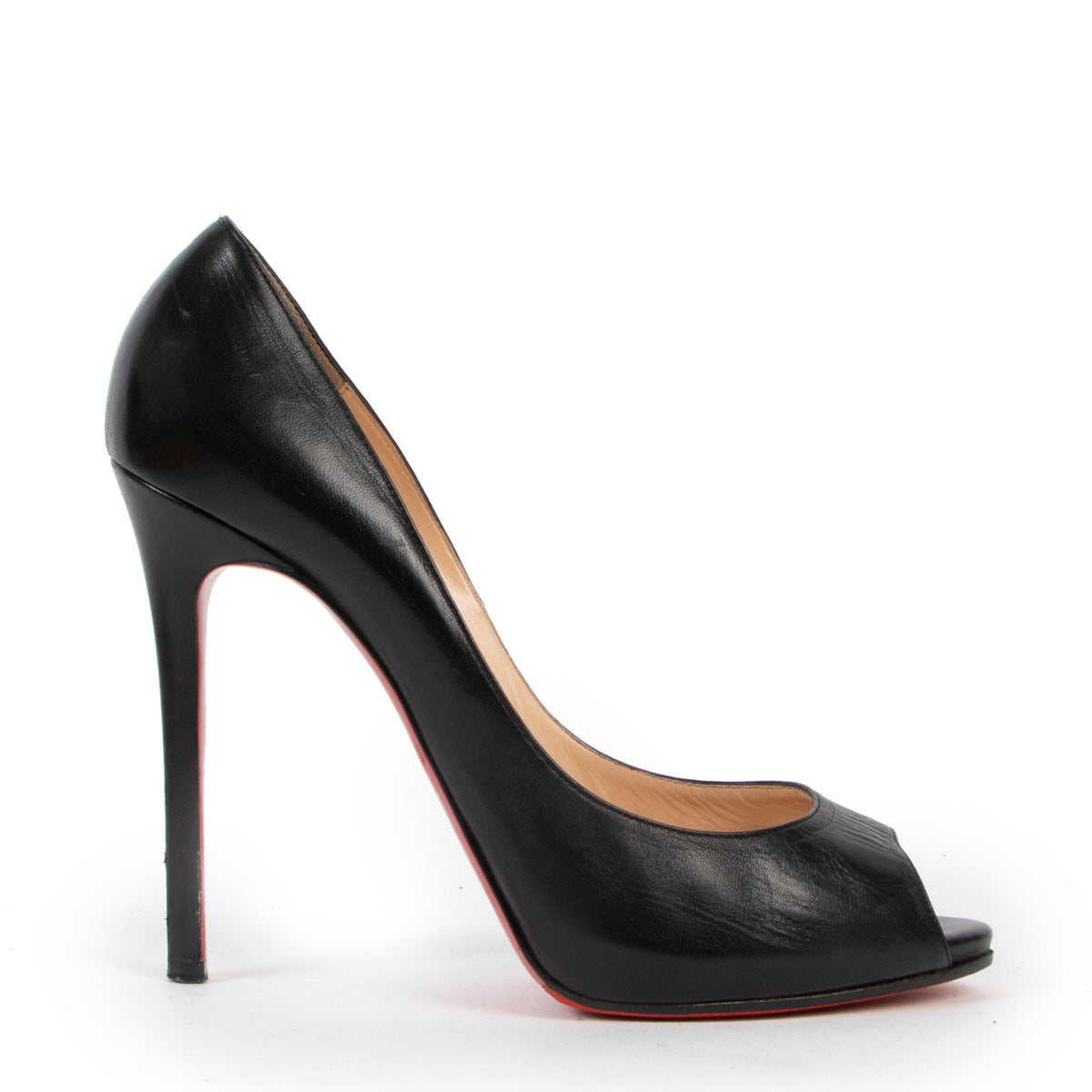 Christian Louboutin Black 'Flo 120' Pumps - size 41