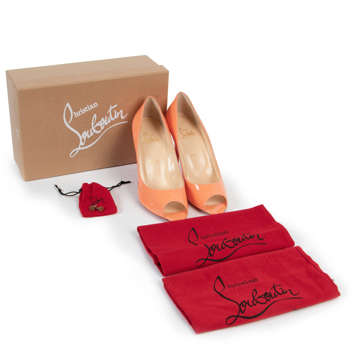 Christian Louboutin 'You 85 Mango' Pumps - size 40