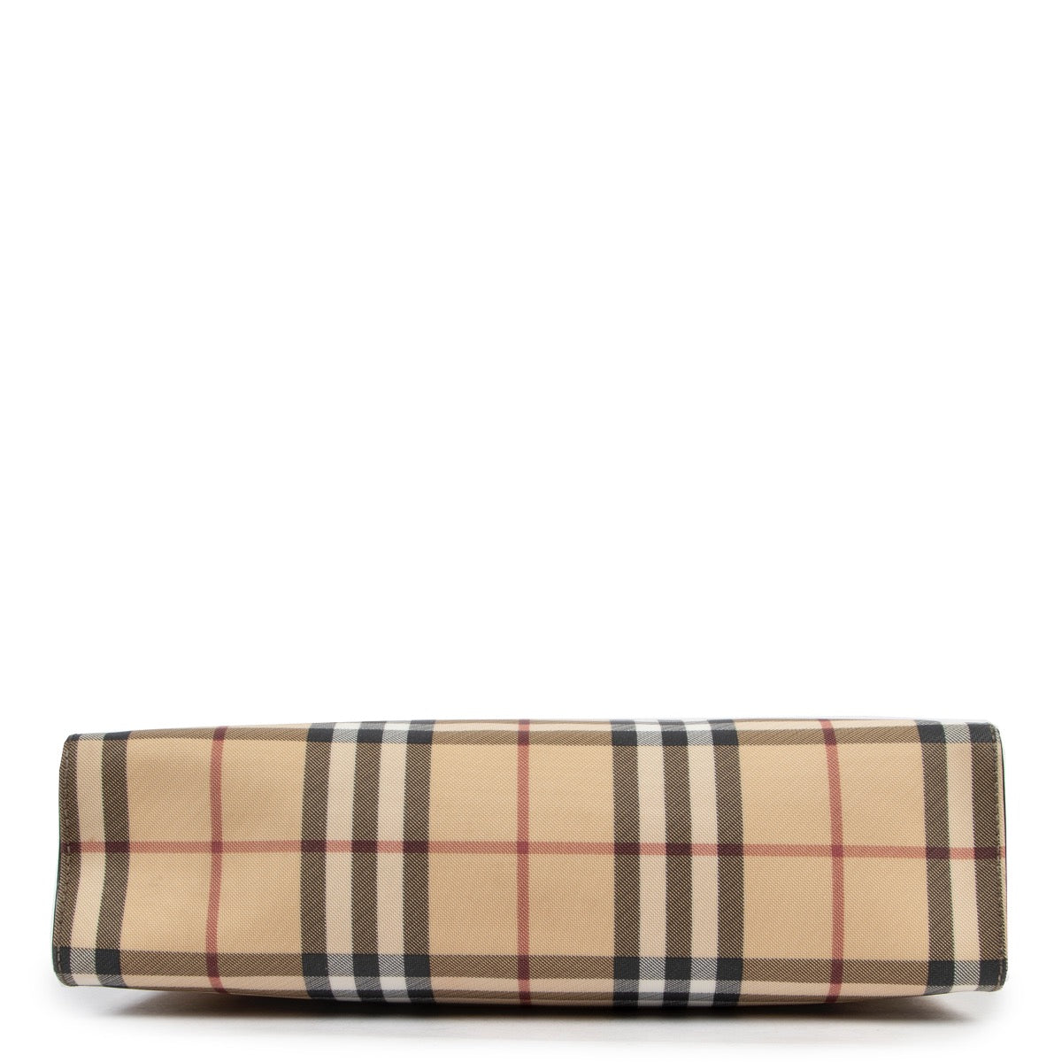 Shop safe online 100% authentic second hand Burberry Checked Canvas Shoulder Bag in very good preloved condition at the right price at Labellov in Antwerp.