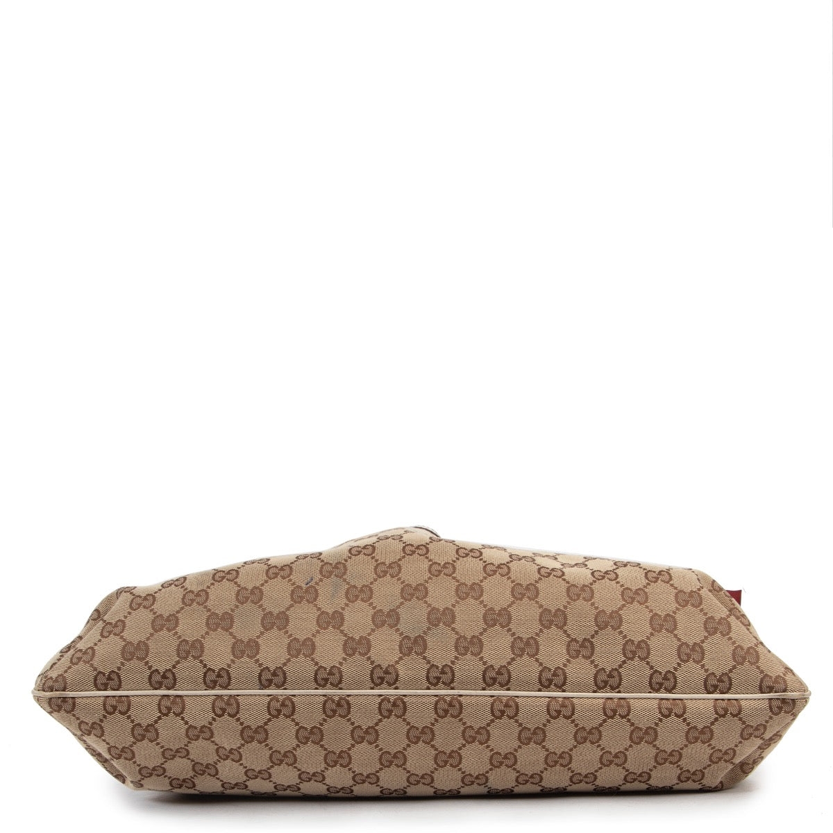 Shop safe online 100% authentic second hand Gucci Monogram Silk Scarf Positano Shoulder Bag in very good condition at the right price at labellov in Antwerp.