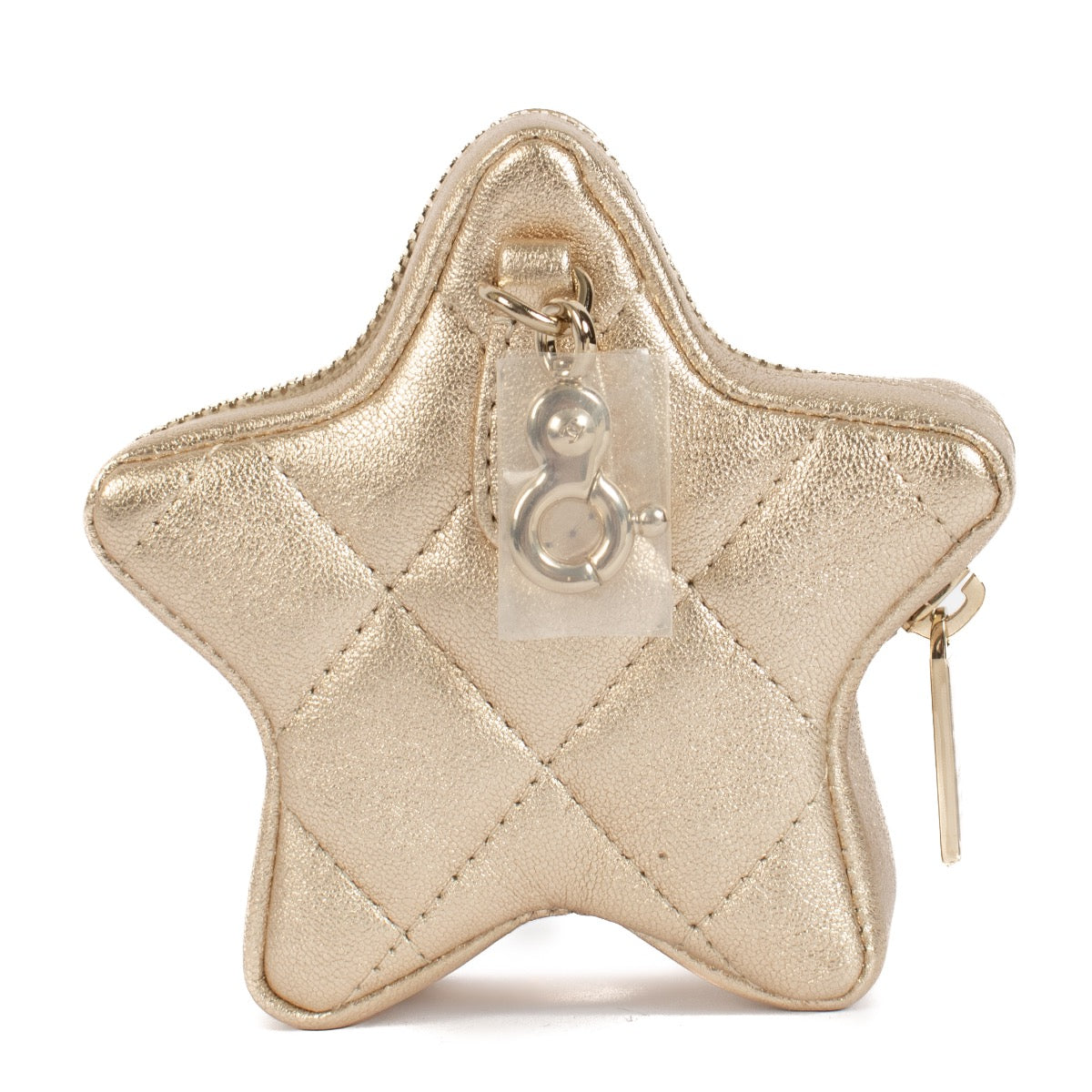 Shop 100% authentic second hand Chanel Gold Lambskin Leather Star Mini Coin Purse on Labellov.com