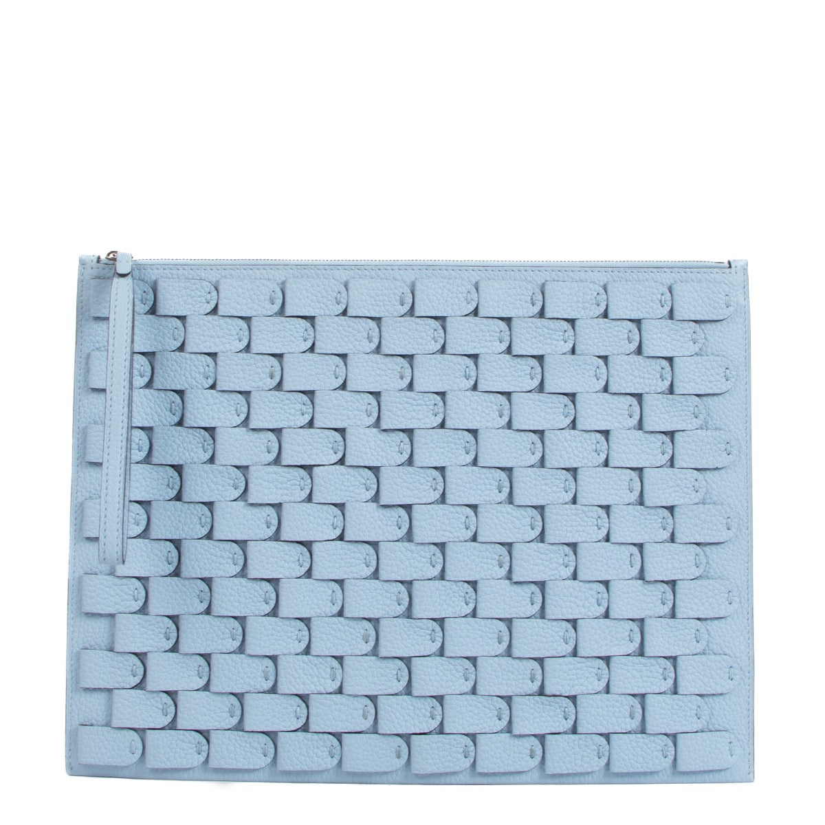 Shop safe online at Labellov in Antwerp, Brussel, Knokke this 100% authentic secondhand Delvaux Azure Taurillon Soft Pin D Pouch PM Arsenal XL