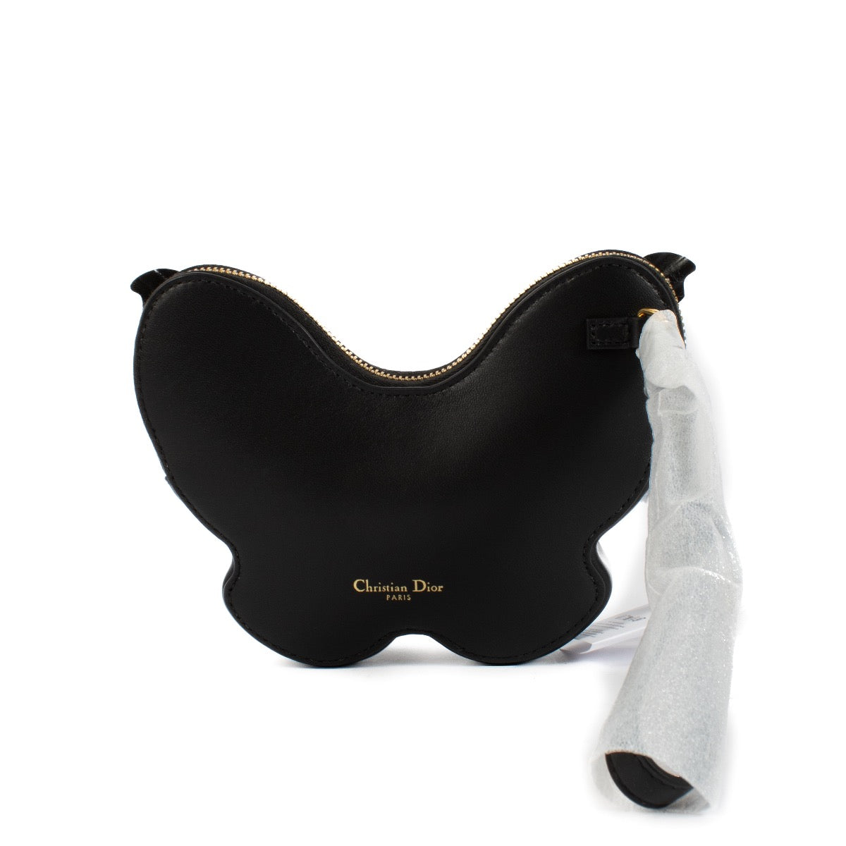 Shop 100% authentic second hand Christian Dior Black Leather Papillion Caro Clutch on Labellov.com