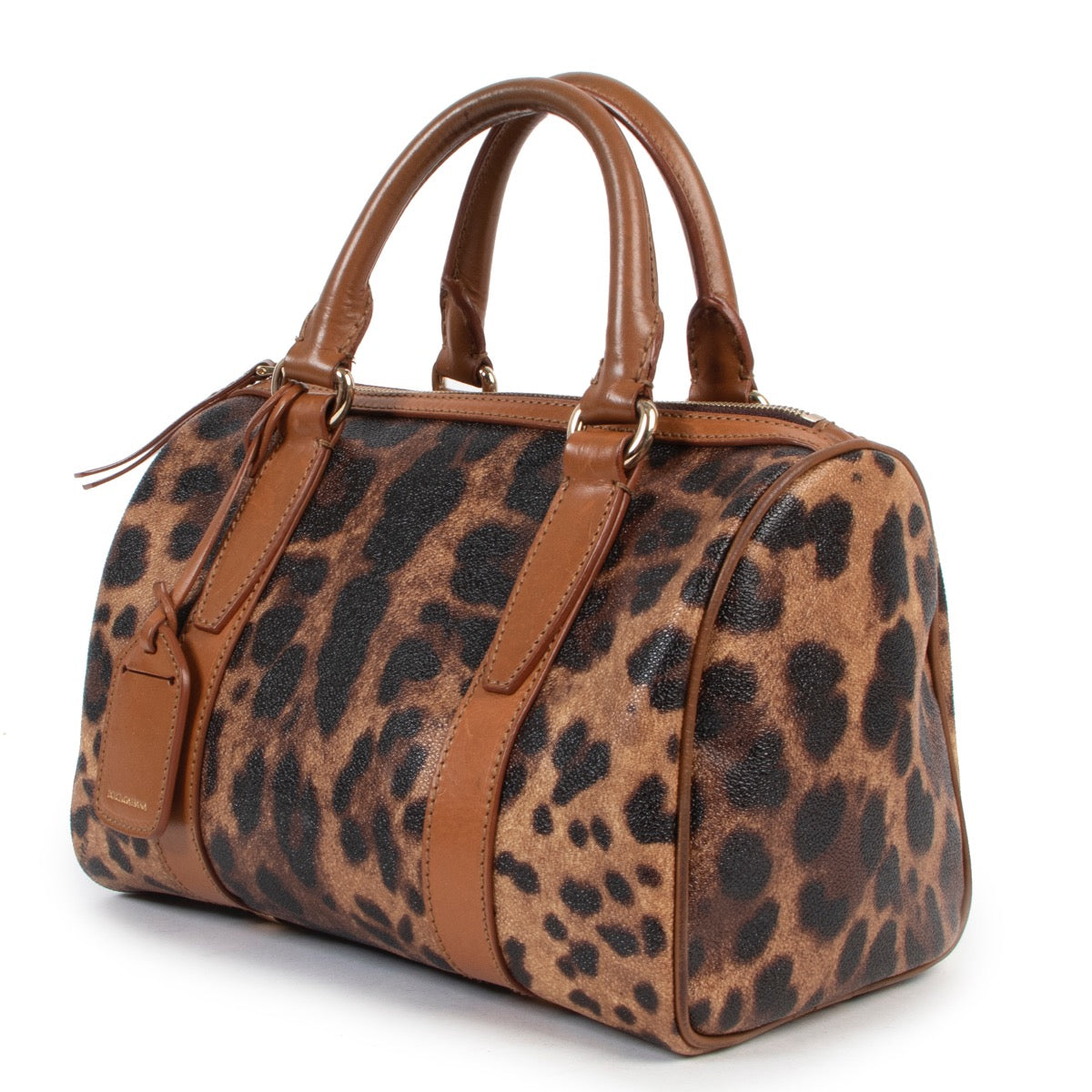 skip the waitinglist shop safe online Dolce & Gabbana Leopard Boston Top Handle