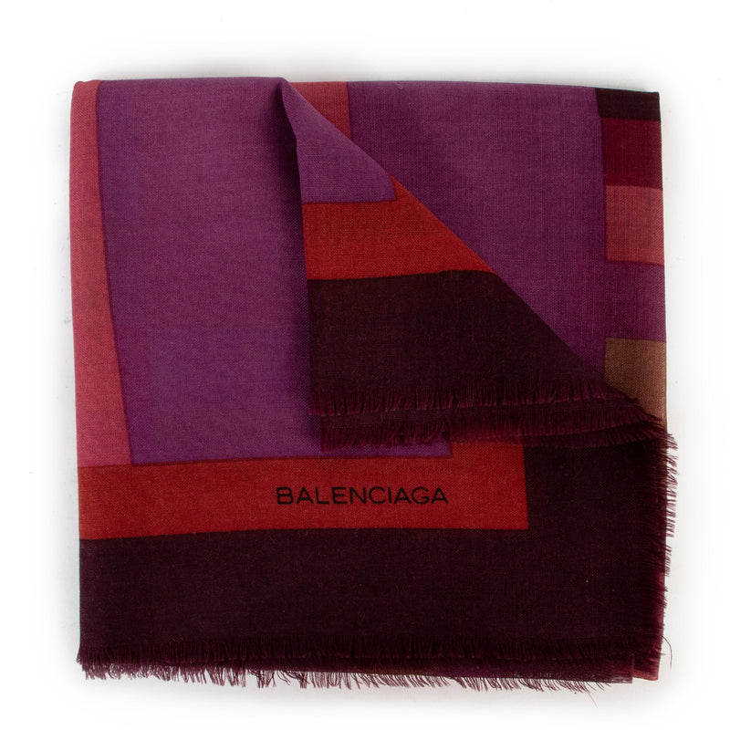 Balenciaga veelkleurige sjaal