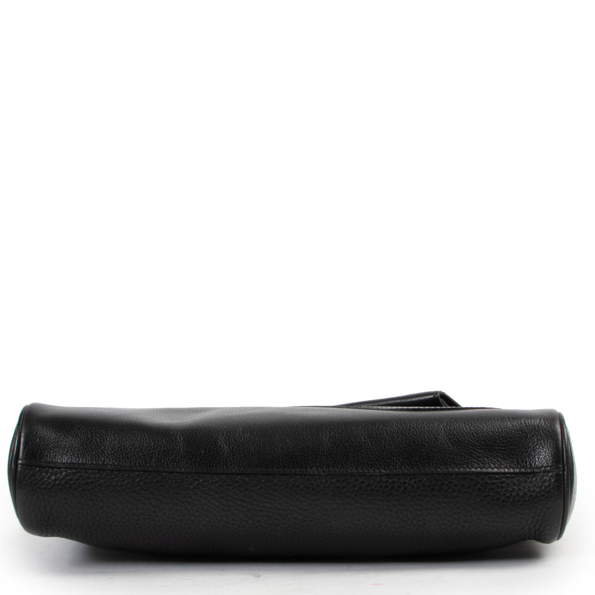 Delvaux Black Leather Clutch