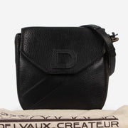 Shop safe online 100% authentic second hand Delvaux Dark Brown D Crossbody Bag in very good condition at the right price at Labellov in Antwerp.