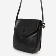 Shop safe online 100% authentic second hand Delvaux Dark Brown D Crossbody Bag in very good condition at the right price at Labellov in Antwerp.