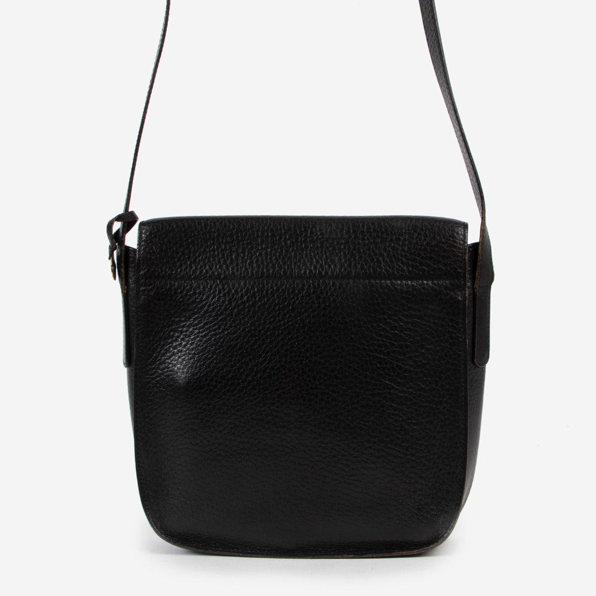 Shop safe online 100% authentic second hand Delvaux Dark Brown D Crossbody Bag in very good condition at the right price at Labellov in Antwerp.
