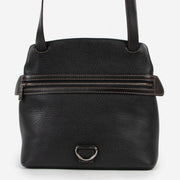 Shop safe online 100% authentic second hand Deux De Delvaux Black Crossbody Bag in very good excellent condition at the right price at Labellov in Antwerp.