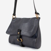 Shop safe online 100% authentic second hand Delvaux Blue Crossbody at Labellov in Antwerp.