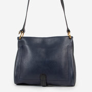 Shop safe online 100% authentic second hand Delvaux Blue Crossbody at Labellov in Antwerp.