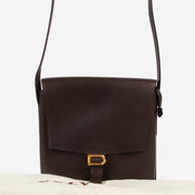 Shop safe online 100% authentic second hand Delvaux Brown Crossbody Bag in very good condition at the right price at Labellov in Antwerp.