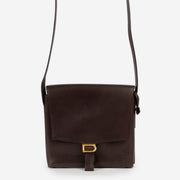 Shop safe online 100% authentic second hand Delvaux Brown Crossbody Bag in very good condition at the right price at Labellov in Antwerp.