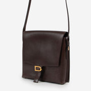 Shop safe online 100% authentic second hand Delvaux Brown Crossbody Bag in very good condition at the right price at Labellov in Antwerp.