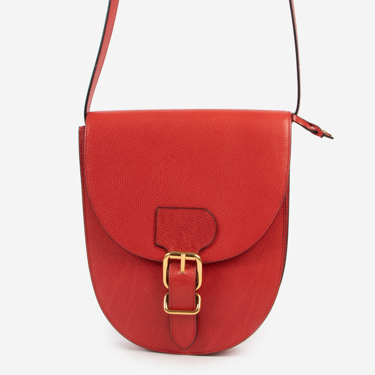 Delvaux Bright Red Crossbody