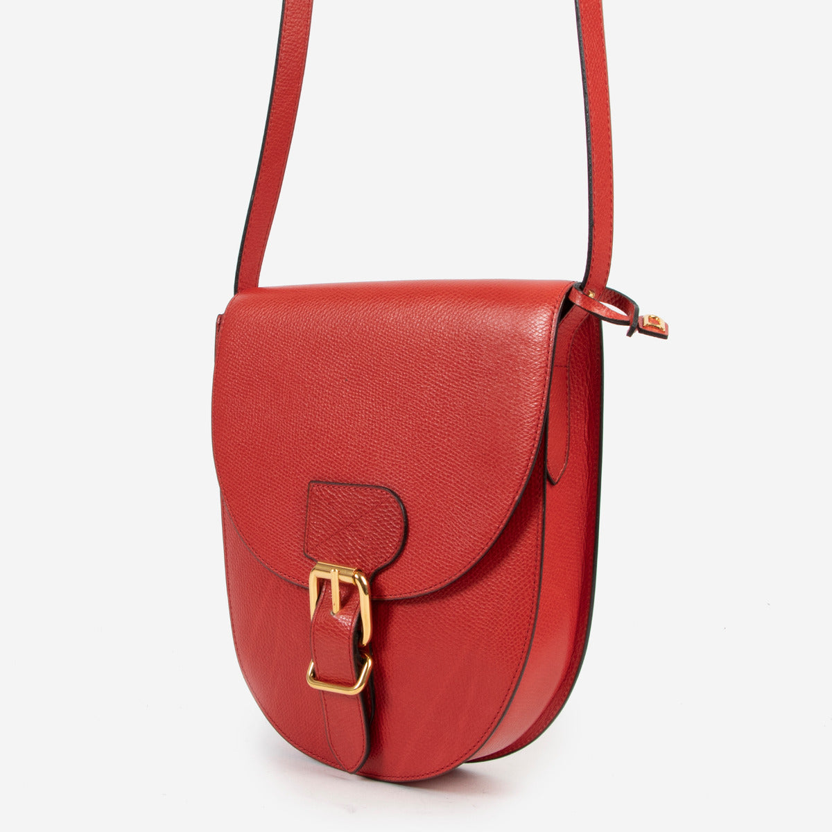 Delvaux Bright Red Crossbody