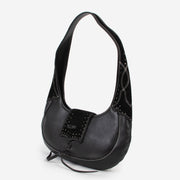 Shop safe online 100% authentic second hand Loewe Black Leather Shoulder Bag in very good condition at the right price at Labellov in Antwerp.