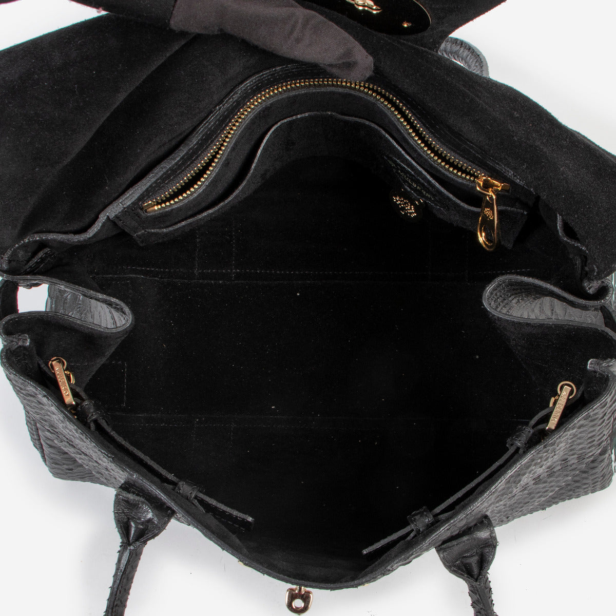 Mulberry Black Snake-effect Bayswater Tote