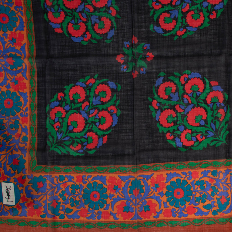 Yves Saint Laurent Vintage Multicolor Scarf